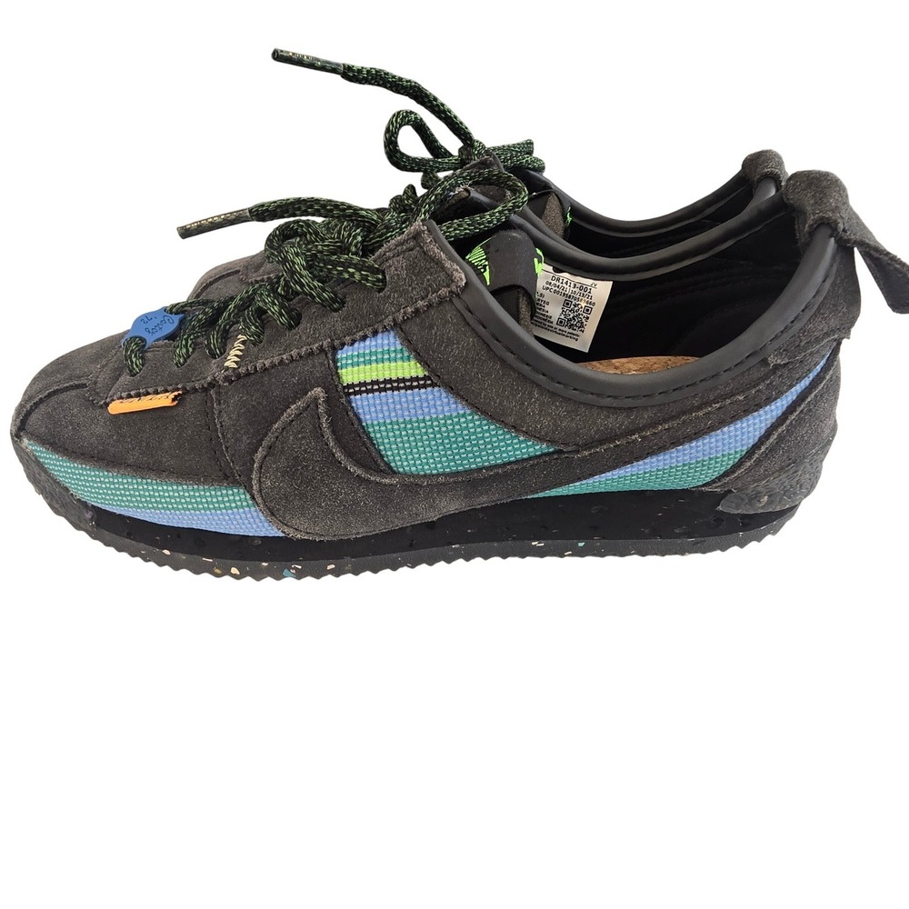 🆕️ NWOT - Nike Union LA Cortez SP Off Noir Blue Green Suede Sneakers‎ Women's 7